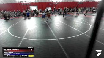 127 lbs Round 3 - Metadel Edwards, Wisconsin vs Paige Haaf, Saint Croix Falls High School Wrestling