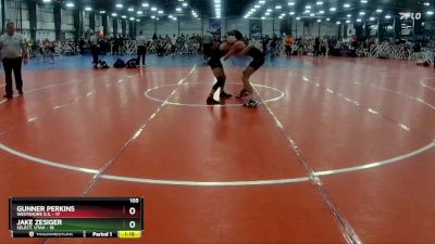 105 lbs Rd# 5- 3:45pm Friday Final Pool - Jake Zesiger, SELECT, Utah vs Gunner Perkins, Westshore D.S.