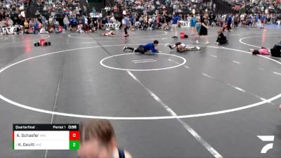 63-69 lbs Quarterfinal - Karson Devitt, Kearney Matcats vs Axl Schaefer, Duncan Wrestling Club