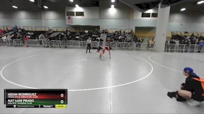 120 lbs Cons. Round 5 - Nat`aani Prado, Aniciete Training Club vs Aidan Rodriguez, Texas Style Wrestling Club