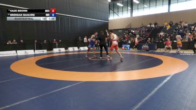 70kg Quarterfinal - Kade Brown, Coast RTC vs Brendan Maguire, Dinos Wrestling Club