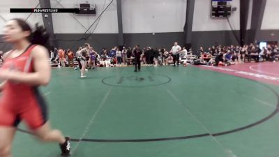 Junior Girls GR - 125 lbs Cons. Semis - Valkyrie Shambry, OR vs Kadence Neumeyer, WA