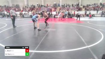132 lbs Consi Of 8 #2 - Landon Boyd, Badlands WC vs Wyatt Parry, WAR Wrestling Club