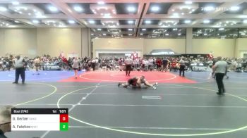 157 lbs Round Of 16 - Gideon Gerber, Oakdale vs Antonio Falotico, White House WC