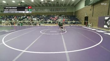 125 lbs Cons. Round 3 - Jaylynn Grant, Lingle-Ft. Laramie/Southeast vs Mary Anderson, Moorcroft