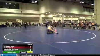 182 lbs Round 1 (10 Team) - Brennan Houser, Illinois Top Dawgs vs Hunter Page, Delta Eagles