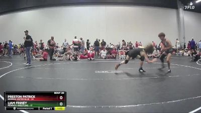 105 lbs Round 6 (10 Team) - Preston Patrick, Georgia United Blue vs Liam Finney, Pedraza Wrestling