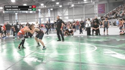 135 lbs Champ. Rd Of 16 - Manuel Ramos, Asylum Wrestling Club vs Blake Daniell II, White River Hornets Wrestling Club