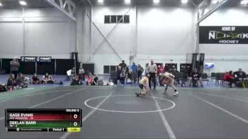 88 lbs Round 5 (8 Team) - Gage Evans, Mat Assassins vs Deklan Barr, 4M
