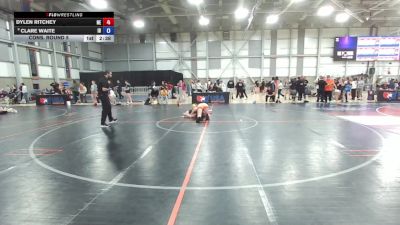 U20 Women - 65 lbs Cons. Round 5 - Dylen Ritchey, NE vs Clare Waite, ID