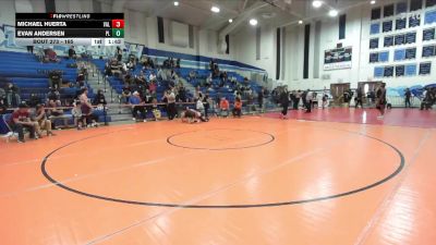 165 lbs Champ. Round 3 - Evan Andersen, Point Loma vs Michael Huerta, Valhalla