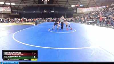 108 lbs Champ. Round 1 - Niko Sawangwan, Sumner Panthers Jr. Wrestling vs Colin Robertson, Washington