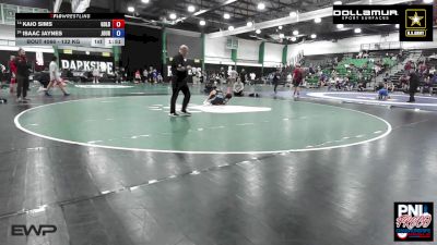132 kg Semifinal - Kaio Sims, Gold Rush Wrestling vs Isaac Jaynes, Journeymen Wrestling Club