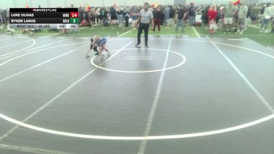 46 lbs Consi Of 4 - Tierra Fasthorse, Stout Wrestling Academy vs Elias Marquez, Rkda