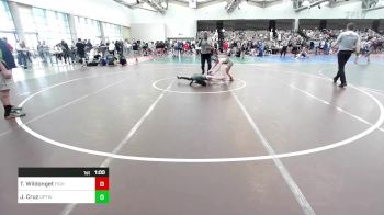 75-I lbs Consi Of 4 - Tommy Wildonget, Fighting Squirrels vs Jaxson Cruz, Upper Township