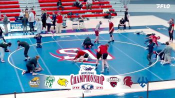 133 lbs Quarterfinal - Triston Woodard, Greensboro vs AJ Orlando, Averett