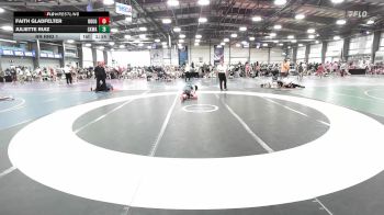 120 lbs Rr Rnd 1 - Faith Gladfelter, Roughneck Wrestling Club vs Juliette Ruiz, CKWA