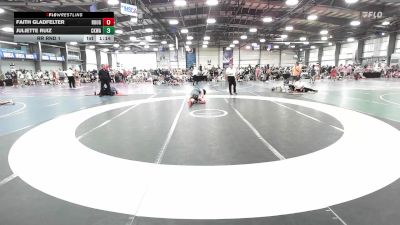 120 lbs Rr Rnd 1 - Faith Gladfelter, Roughneck Wrestling Club vs Juliette Ruiz, CKWA