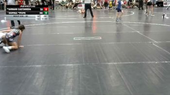 65 lbs Quarterfinal - Sophia **Pope, Blackman Wrestling Club vs **Armani Castaneda, Top Rank Hammers