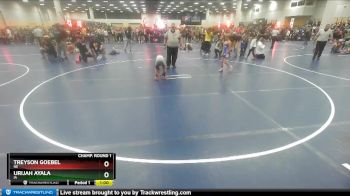 63 lbs Champ. Round 1 - Urijah Ayala, IA vs Treyson Goebel, NE