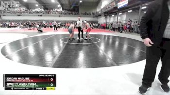 140 lbs Cons. Round 2 - Jordan Maguire, Marksmen Wrestling Club-AA vs Timothy Chase Perez, Willard Youth Wrestling Club-AAA