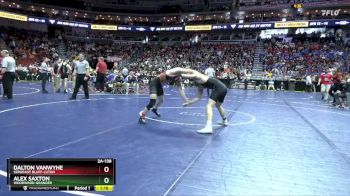 2A-138 lbs Champ. Round 1 - Dalton VanWyhe, Sergeant Bluff-Luton vs Alex Saxton, Woodward-Granger