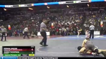 Champ. Round 1 - Kaden Thompson, Hershey vs Rowan Jarosik, South Central Nebraska Unified District #5