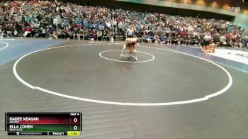 105 lbs Champ. Round 1 - Ella Cohen, Palo Alto vs Hadee Keagan, Culver