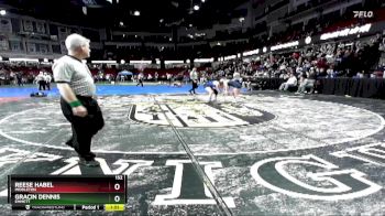 152 lbs Semifinal - Gracin Dennis, Emmett vs Reese Habel, Middleton