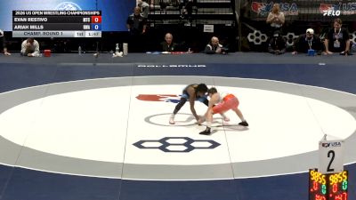 51 Finals kg Champ. Round 1 - Evan Restivo, M2 Training Center vs Ariah Mills, Roundtree Wrestling Academy