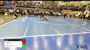 61 lbs Round Of 16 - Jackson Ballard, Team Guthrie Wrestling vs Maddox Henderson, Standfast