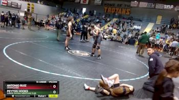 170/200 Round 3 - Peyton Hooks, Junior MatDog Wrestling Club vs Antonio Ruiz, Unaffiliated