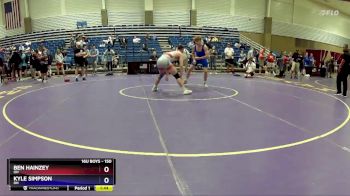 150 lbs Cons. Round 1 - Ben Hainzey, OH vs Kyle Simpson, OH