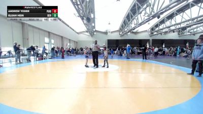 68 lbs Rr Rnd 8 - Andrew Yoder, Pursuit Wrestling Academy vs Elijah Hein, Revival White K-3