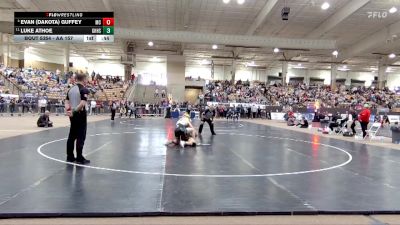 AA 157 lbs Cons. Semi - Evan (Dakota) Guffey, McMinn Co. High School vs Luke Athoe, Green Hill High School
