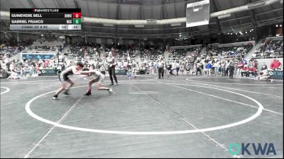 64 lbs Consi Of 8 #2 - Guinevere Bell, Grover Rains Wrestling Club vs Gabriel Franco, Norman Grappling Club