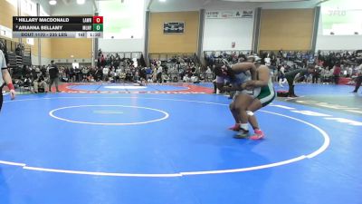 235 lbs Quarterfinal - Hillary MacDonald, Lawrence vs Arianna Bellamy, Maloney