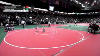 50 lbs Cons. Round 2 - Bryson Steiner, AUS1 vs Declan Hahn, SWCA