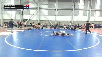 144 lbs Cons. Semis - Jaxon McAtee, Askeo International Mat Club vs Miguel Lopez, Whatcom Wrestling Academy