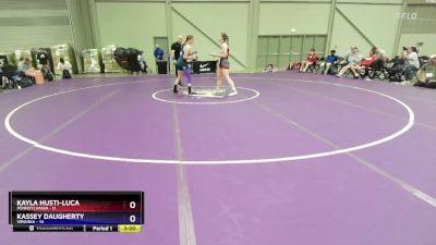 135 lbs Placement Matches (8 Team) - Kayla Husti-Luca, Pennsylvania vs Kassey Daugherty, Virginia