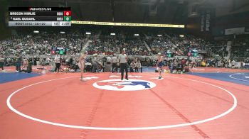 3A-120 lbs Champ. Round 1 - Brecon Himlie, Douglas vs Kael Gudahl, Wheatland