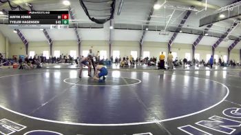 125 lbs Semifinal - Justin Jones, Bloomsburg Unattached vs Tyeler Hagensen, Unattached - Kent State