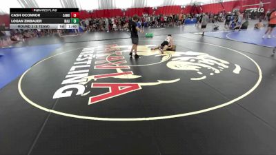 120 lbs Round 2 (8 Team) - Cash OConnor, Cameron B vs Logan Zmbauer, Mauston