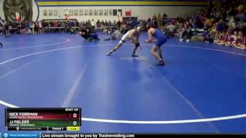 132 lbs Cons. Round 2 - Nick Foreman, Cedar Rapids Washington vs JJ Fielder, Waukee Northwest