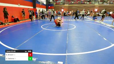 190 lbs Consi Of 8 #2 - Gavin Brown, Tulsa Union vs Uriah Delonia, Tulsa Union