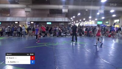 100 lbs Rnd Of 32 - Bailey Hoard, California vs Alyssa Sedillo, New Mexico