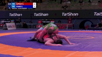 110 kg 1/4 Final - Emrullah Capkan, Turkiye vs Zoltan Czako, Hungary