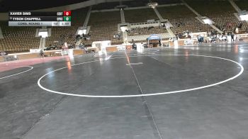 7A 132 lbs Cons. Round 1 - Tyson Chappell, Opelika Hs vs Xavier Sims, Central