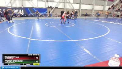 78 lbs Cons. Round 2 - Palmer Brosovich, Team Champs WC vs Talon Fryman, All-Phase WC