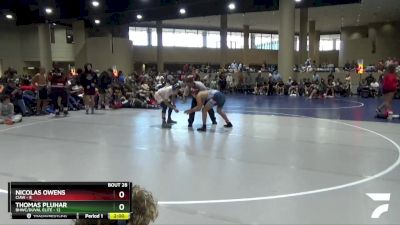 132 lbs Round 2 Champ & Wb (32 Team) - Nicolas Owens, CIAW vs Thomas Pluhar, BHWC/Duval Elite